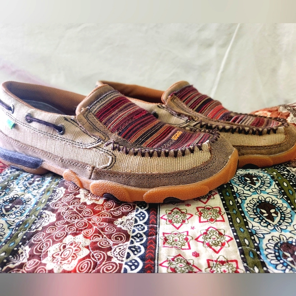 Twisted X Women's ECO TWX Slip-On Driving Moccasins - Moc Toe 9M